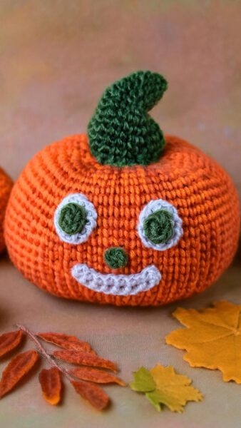 crochet pumpkin free pattern 8