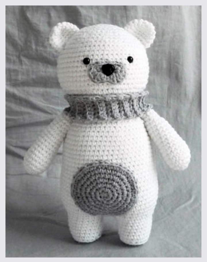 Amigurumi Polar Bear Free Crochet Pattern Freebie Pat - vrogue.co