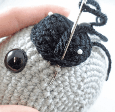 Amigurumi Koala nose