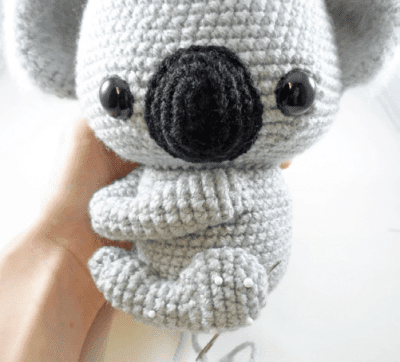 Amigurumi Koala eyes