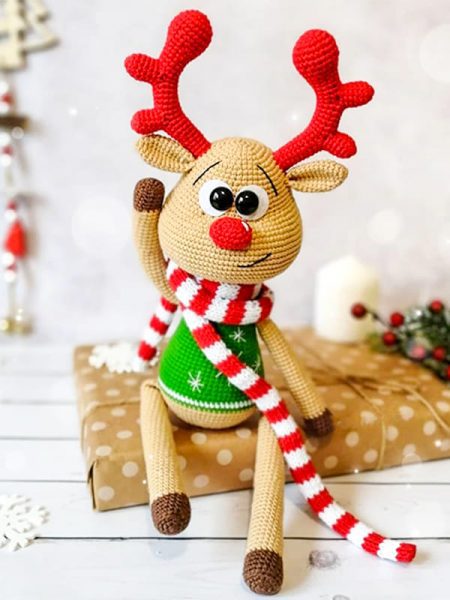 Rolly Crochet Deer Amigurumi Free Pattern