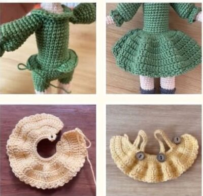 Farm Girl Emma Crochet Doll