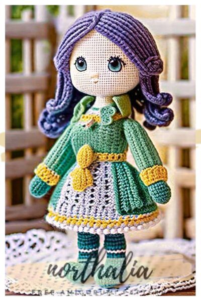 Farm Girl Emma Crochet Doll Amigurumi Free Pattern