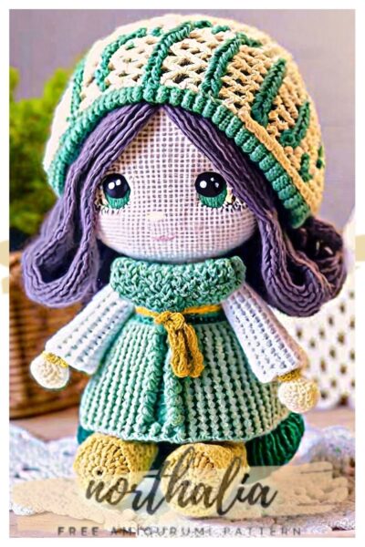 Farm Girl Emma Crochet Doll Amigurumi Free Pattern