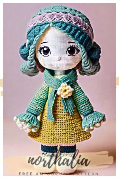 Farm Girl Emma Crochet Doll Amigurumi Free Pattern