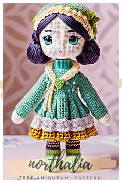 Farm Girl Emma Crochet Doll Amigurumi Free Pattern