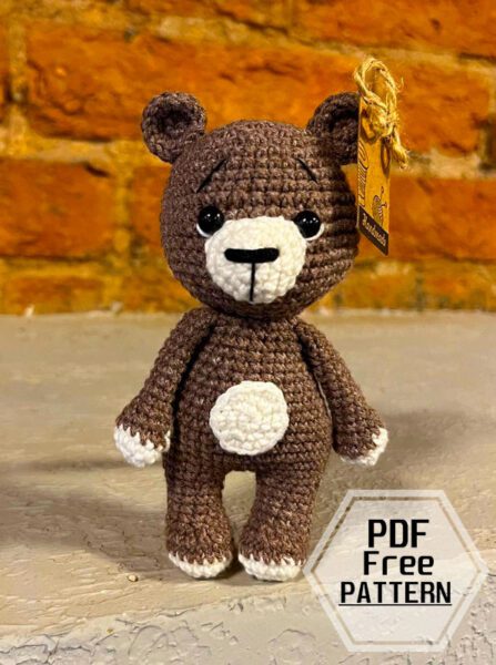 Easy Teddy Bear Amigurumi Free Pattern