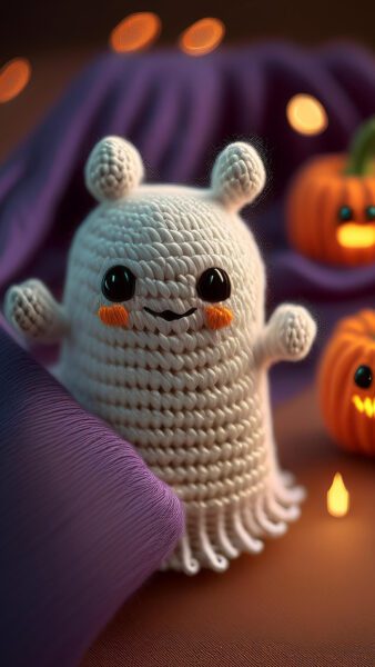 Amigurumi Halloween Crochet ghost  21