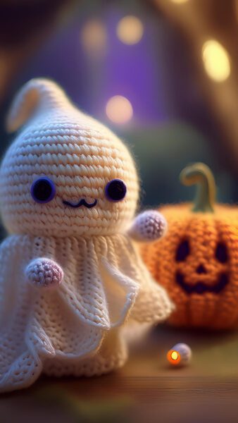 Amigurumi Halloween Crochet ghost  22