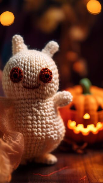 Amigurumi Halloween Crochet ghost  23