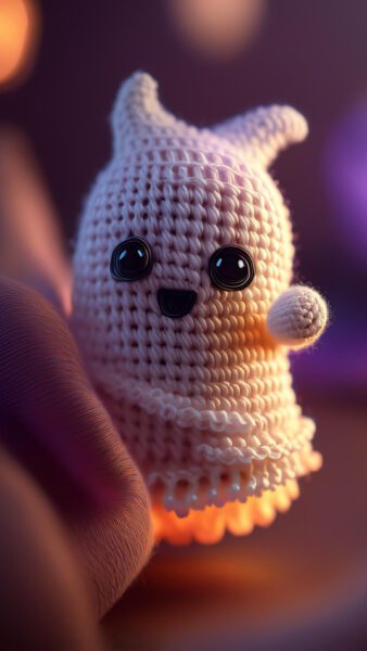 Amigurumi Halloween Crochet ghost  25