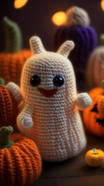 Amigurumi Halloween Crochet ghost  27