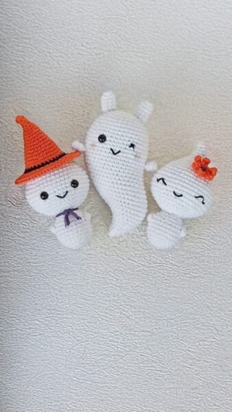 Amigurumi Halloween Crochet ghost  3