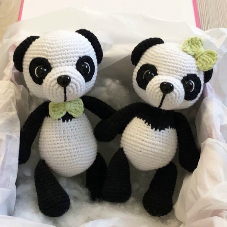 Amigurumi Panda Free Crochet Pattern