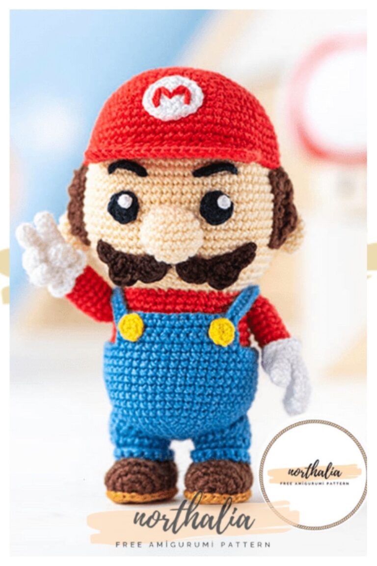 Crochet Super Mario Amigurumi Free Pattern