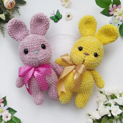 Crochet Plush Bunny Free Amigurumi Pattern