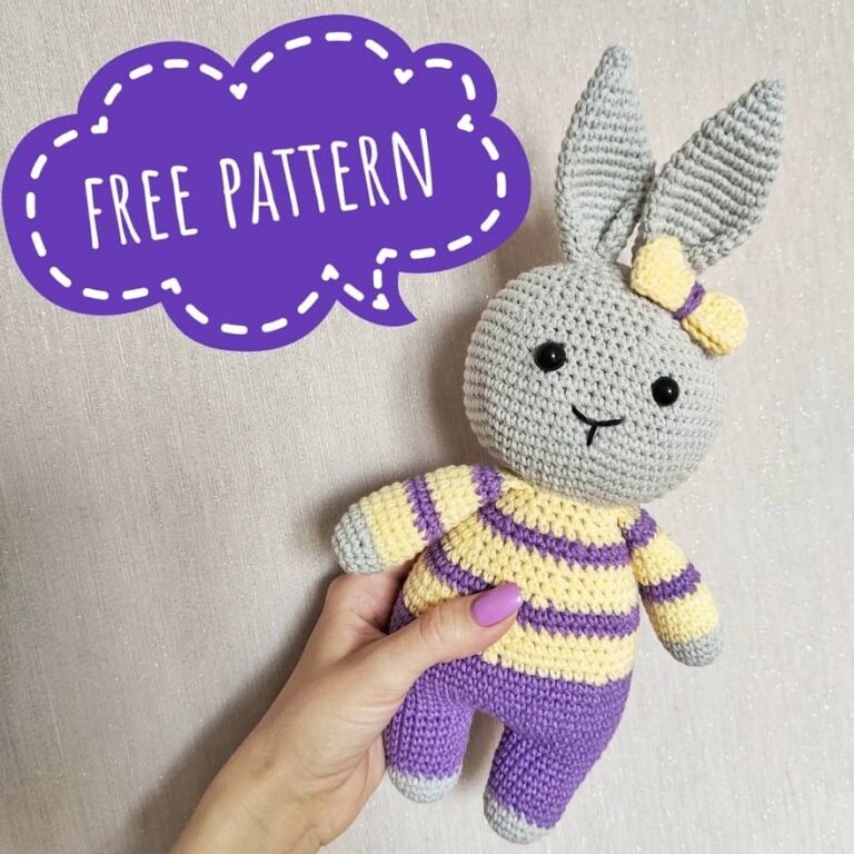 Sweet Crochet Bunny Free Pattern