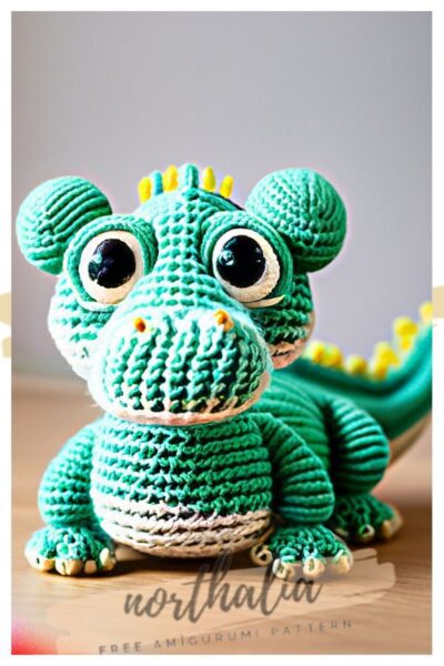 crocodile amigurumi free crochet pattern