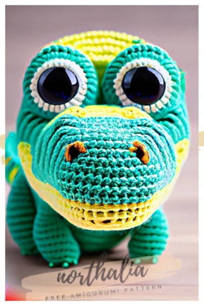 crocodile amigurumi free crochet pattern