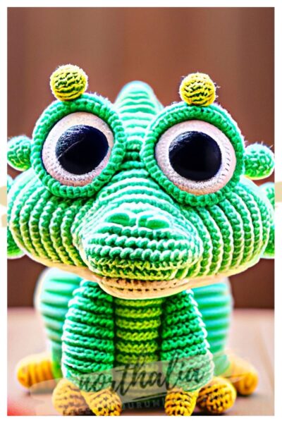 crocodile amigurumi free crochet pattern