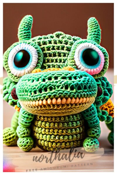 crocodile amigurumi free crochet pattern