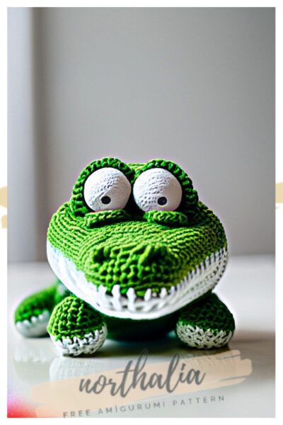 crocodile amigurumi free crochet pattern