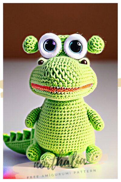 crocodile amigurumi free crochet pattern