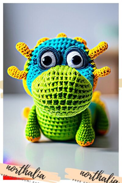 crocodile amigurumi free crochet pattern