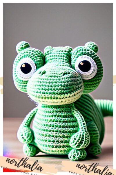 crocodile amigurumi free crochet pattern