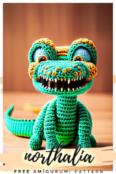 crocodile amigurumi free crochet pattern