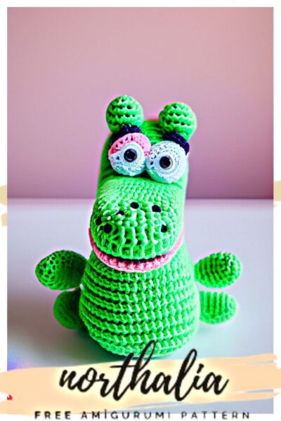 crocodile amigurumi free crochet pattern