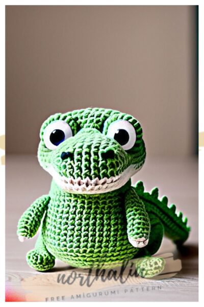 crocodile amigurumi free crochet pattern