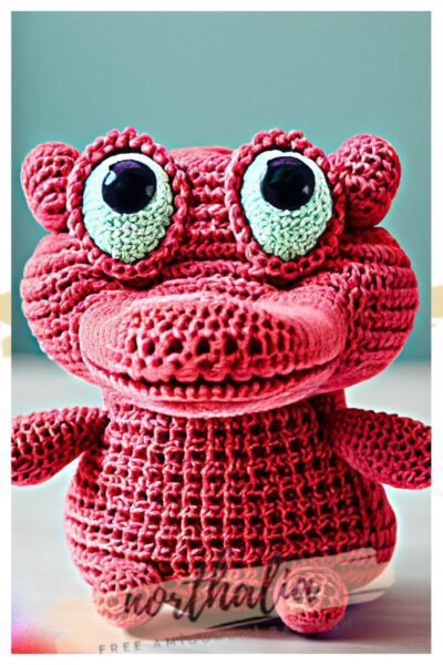 crocodile amigurumi free crochet pattern