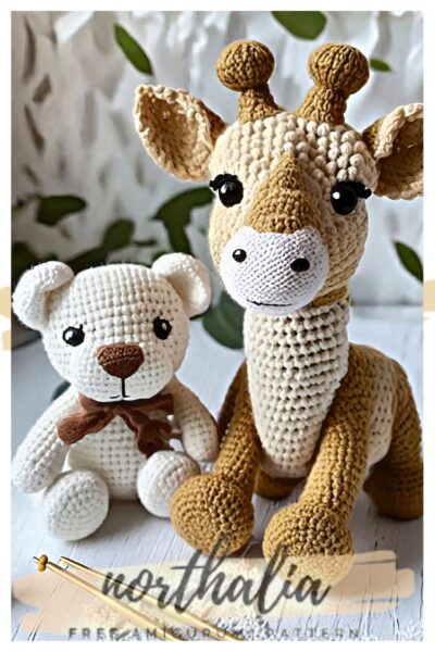 Amigurumi baby giraffe 4