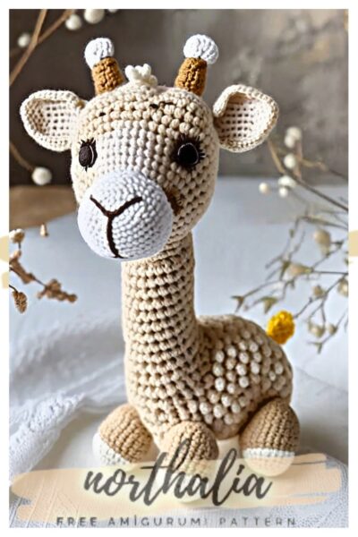 Amigurumi baby giraffe 14