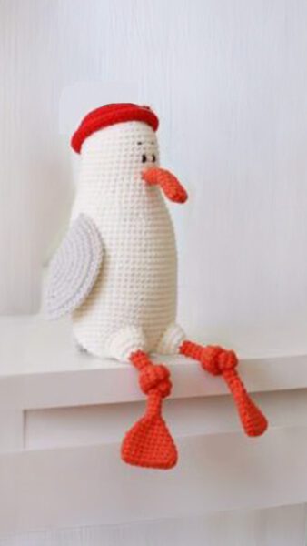 Crochet Seagull Amigurumi