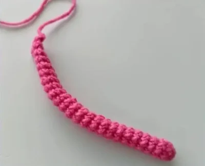  Amigurumi Pink Panther tail