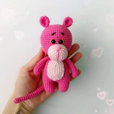  Amigurumi Pink Panther